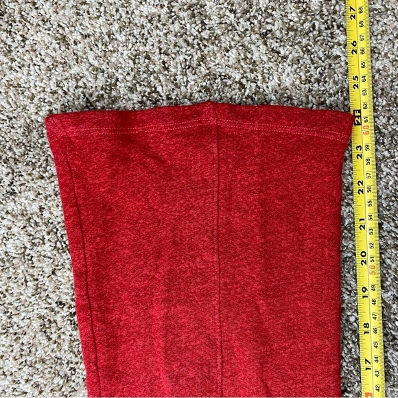 SUNDRY lounge Pull on Crop Orange Red Pockets Pants elastic Waist Women’s 0 - Picture 5 of 14